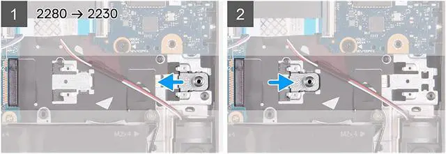Alt view image 7 of 7 - 2Nd Slot 2 M.2 Ssd Hard Drive Mounting Support Bracket For Dell Alienware M15 R5 Ryzen Edition & M15 R6 Series Laptop P/N: Mhkk8 0Mhkk8