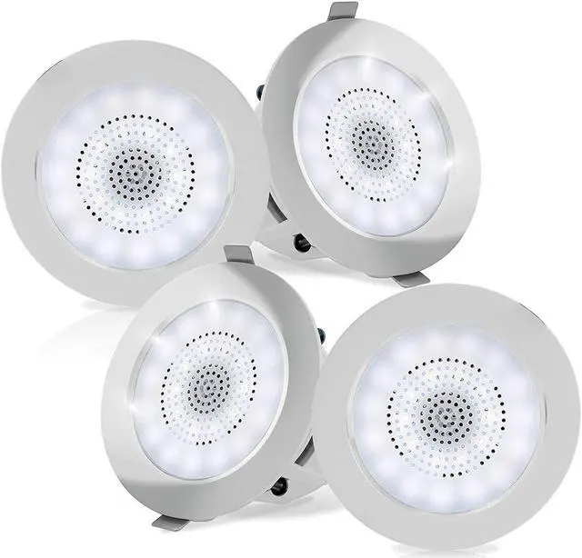 Alt view image 3 of 20 - Pyle PDIC4CBTL35B 3.5 in. Bluetooth Ceiling & Wall Speaker Kit