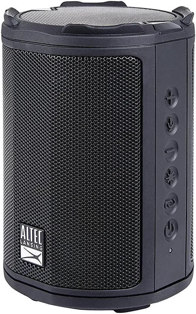 Alt view image 2 of 7 - Altec Lansing Hydramotion Wireless Bluetooth Speaker With 360 Degree Sound, Portable Ip67 Waterproof For Outdoors, Shockproof, Snowproof, Everything Proof, 12 Hour Playtime (Black)
