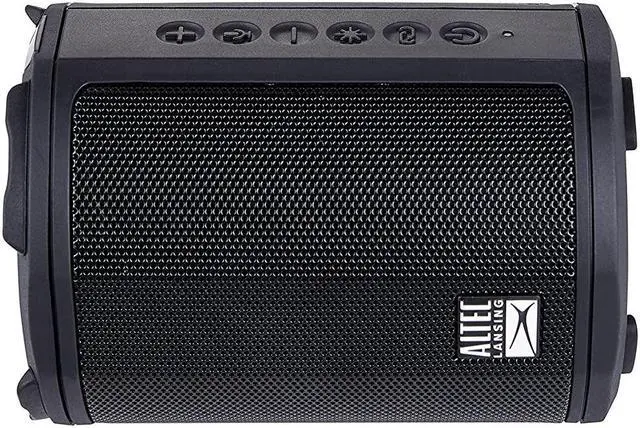 Alt view image 3 of 7 - Altec Lansing Hydramotion Wireless Bluetooth Speaker With 360 Degree Sound, Portable Ip67 Waterproof For Outdoors, Shockproof, Snowproof, Everything Proof, 12 Hour Playtime (Black)