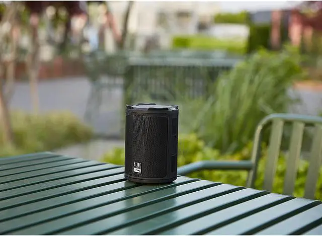 Alt view image 7 of 7 - Altec Lansing Hydramotion Wireless Bluetooth Speaker With 360 Degree Sound, Portable Ip67 Waterproof For Outdoors, Shockproof, Snowproof, Everything Proof, 12 Hour Playtime (Black)
