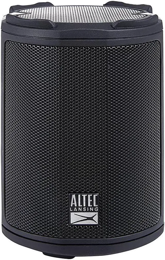 Main image of Altec Lansing Hydramotion Wireless Bluetooth Speaker With 360 Degree Sound, Portable Ip67 Waterproof For Outdoors, Shockproof, Snowproof, Everything Proof, 12 Hour Playtime (Black)
