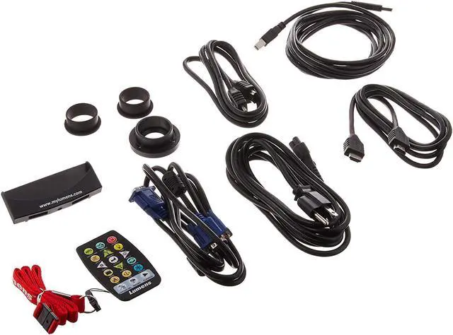 Alt view image 5 of 5 - Lumens Projector DC193 LadiBug Document Camera 16x 30fps USB 2.0 VGA/HDMI Red