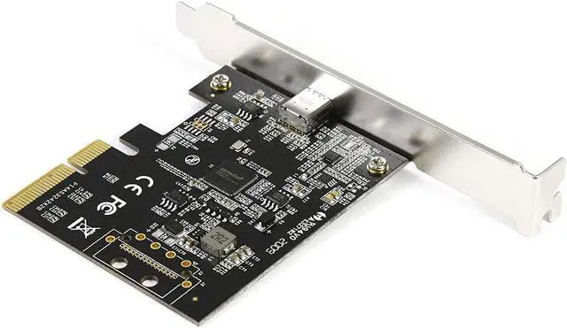 Alt view image 6 of 6 - Vantec Single Port Usb 3.2 Gen2X2 20Gbps Type C Pcie Host Card (Ugt-Pce320C)