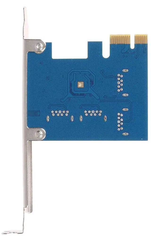 Alt view image 7 of 7 - 1 To 4 Pci Express 16X Slots Riser Card Pci-E 1X To External 4 Pci-E Slot Adapter Pcie Multiplier Card Usb 3.0 Mining Special Riser Card For Bitcoin Miner
