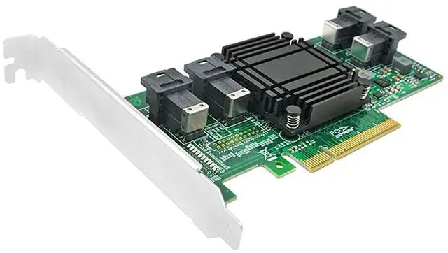 Alt view image 7 of 7 - 4 Port U.2 To Pci Express X8 Sff-8639 Nvme Ssd Adapter With Sff-8643 Mini-Sas Hd 36 Pin Connector And Plx8724 Chipset For Servers-Lrnv9324-4I