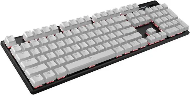 Alt view image 13 of 14 - HyperX Pudding Keycaps - Double Shot PBT Keycap Set with Translucent Layer, for Mechanical Keyboards, Full 104 Key Set, OEM Profile, English (US) Layout – White