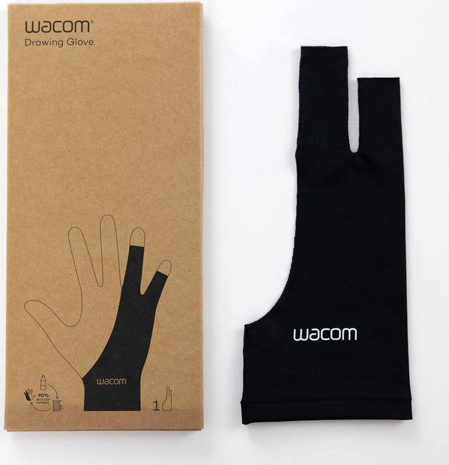 Wacom Drawing Glove, Two-Finger Artist Glove for Drawing Tablet