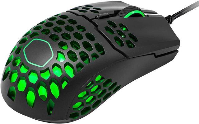 Alt view image 4 of 8 - Cooler Master MM711 RGB Gaming Mouse (Matte Black) - 60g Lightweight, Honeycomb Shell, Ultraweave Cable, Pixart 3389 16000 DPI Optical Sensor, and RGB Accents