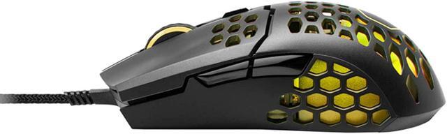 Alt view image 6 of 8 - Cooler Master MM711 RGB Gaming Mouse (Matte Black) - 60g Lightweight, Honeycomb Shell, Ultraweave Cable, Pixart 3389 16000 DPI Optical Sensor, and RGB Accents