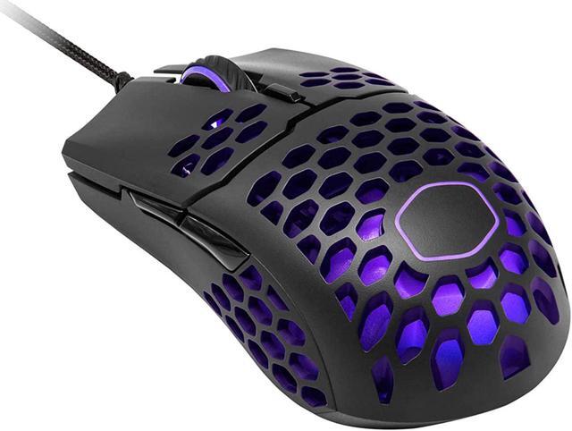 Alt view image 2 of 8 - Cooler Master MM711 RGB Gaming Mouse (Matte Black) - 60g Lightweight, Honeycomb Shell, Ultraweave Cable, Pixart 3389 16000 DPI Optical Sensor, and RGB Accents