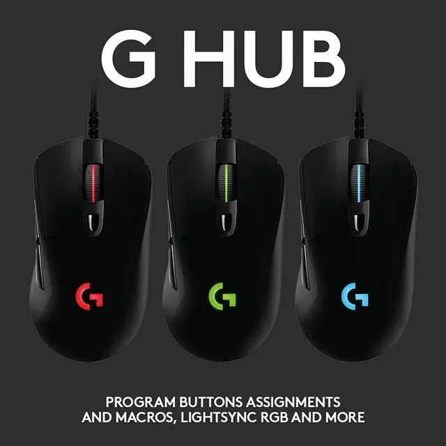Alt view image 13 of 20 - Logitech 910-005630 G403 HERO Gaming Mouse