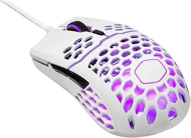 Alt view image 15 of 20 - Cooler Master MM711 Gaming Mouse with Lightweight Honeycomb Shell, Ultraweave Cable, 16000 DPI Optical Sensor and RGB Accents