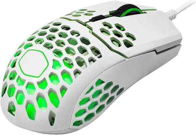 Alt view image 17 of 20 - Cooler Master MM711 Gaming Mouse with Lightweight Honeycomb Shell, Ultraweave Cable, 16000 DPI Optical Sensor and RGB Accents