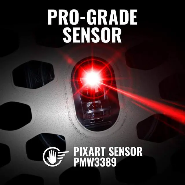 Alt view image 19 of 20 - Cooler Master MM711 Gaming Mouse with Lightweight Honeycomb Shell, Ultraweave Cable, 16000 DPI Optical Sensor and RGB Accents