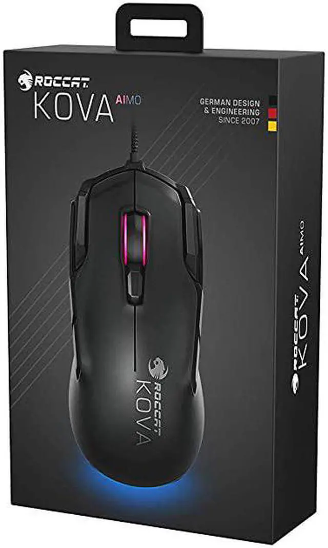 Alt view image 10 of 15 - ROCCAT Kova AIMO - Pure Performance Gaming Mouse, Black