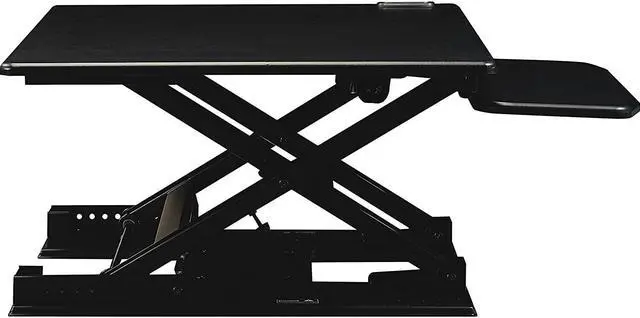 Alt view image 5 of 11 - Lorell LLR99552 Sit-to-Stand Electric Monitor Desk Riser