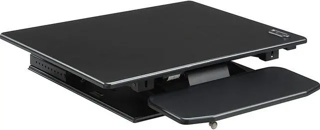 Alt view image 8 of 11 - Lorell LLR99552 Sit-to-Stand Electric Monitor Desk Riser