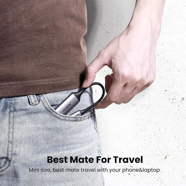 Alt view image 7 of 7 - Ugreen Usb C To Hdmi Adapter Cable 4K 60Hz Aluminum Type C Thunderbolt 3 Converter Male To Female For Ipad Mini 6, Macbook Pro 2019 Samsung Note 10 S10 S9 S8 Plus Imac Lg V50 V30 Xps 15 13 Yoga 900