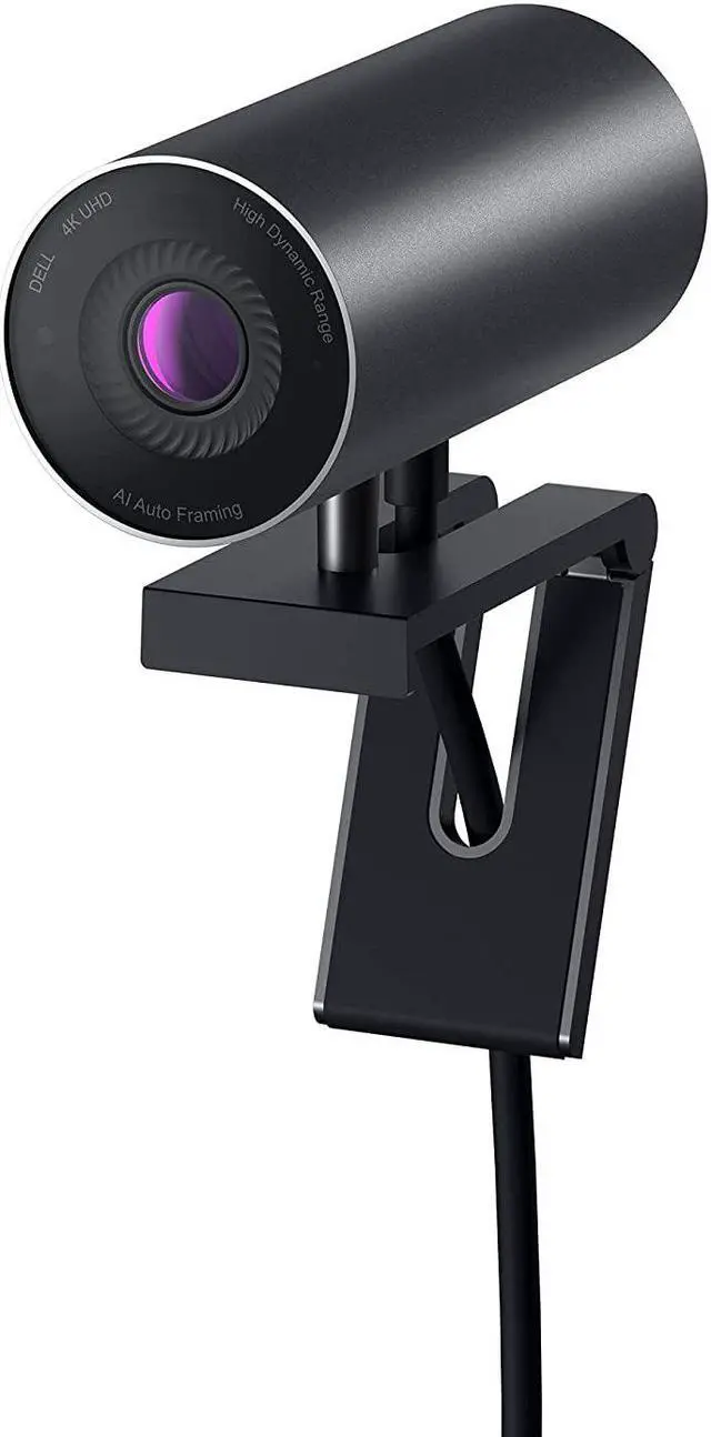 Main image of Dell Ultrasharp Hdr 4K Webcam With Privacy Cover, Hd Usb Computer Camera With 4K Sony Starvis Cmos Sensor, Ir Sensor, Proximity Sensor,  Black - Annodized Aluminium - For Windows