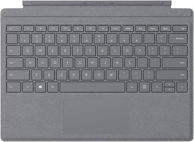 Alt view image 5 of 8 - Microsoft Surface Pro Signature Type Cover (FFQ-00141) Alcantara Light Charcoal