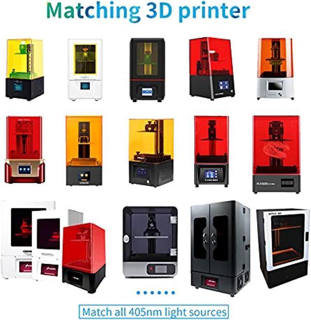RESIONE 3D Printer Resin, F69 Flexible Resin Rubber-Like 405nm UV-Curing  Resin TPU-Like Photopolymer Resin for DLP LCD MSLA Printing Black 500g 