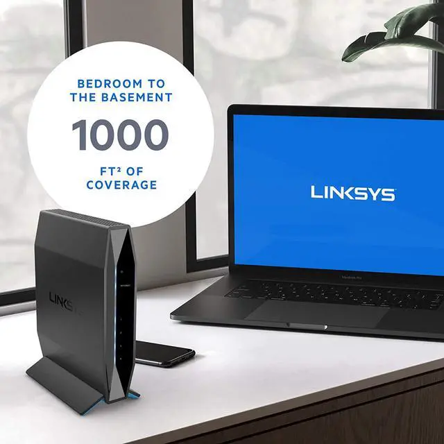 Alt view image 10 of 16 - Linksys E5600 Wi-Fi 5 IEEE 802.11ac Ethernet Wireless Router