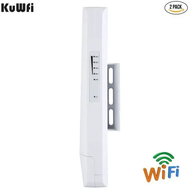 Alt view image 10 of 14 - Gigabit Wireless Bridge, KuWFi 900Mbps 5.8G Outdoor WiFi Bridge Point to Point 5KM Transmitter with14dBi High Gain Antenna and Gigabit RJ45 Port IP65 Waterproof 2-Pack