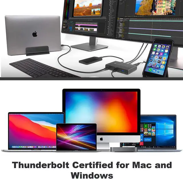 Alt view image 4 of 13 - Sonnet Echo 5 Thunderbolt 4 Hub