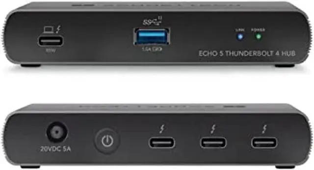 Alt view image 7 of 13 - Sonnet Echo 5 Thunderbolt 4 Hub