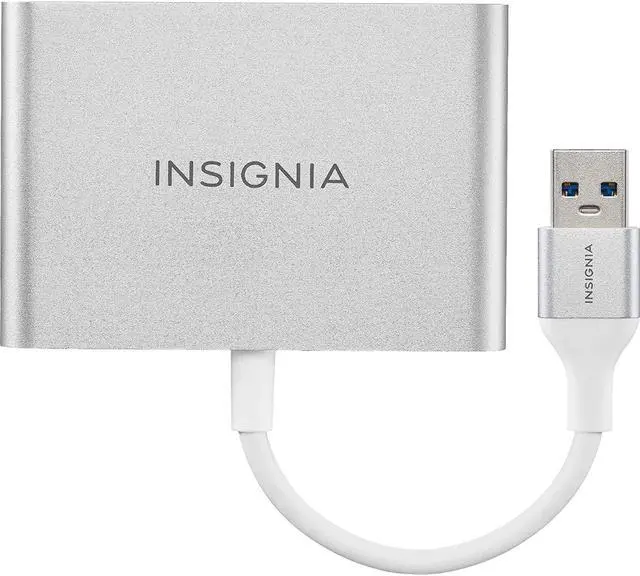 Alt view image 2 of 11 - Insignia - USB to Dual HDMI Adapter - Model: NS-PU32H4A