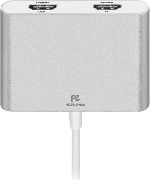 Alt view image 4 of 11 - Insignia - USB to Dual HDMI Adapter - Model: NS-PU32H4A