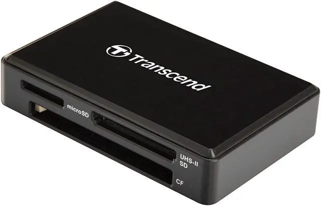 Alt view image 11 of 19 - TRANSCEND TS-RDF9K2 USB 3.1 Gen 1 Card Readers for SD SDHC II SDXC CF microSDHC