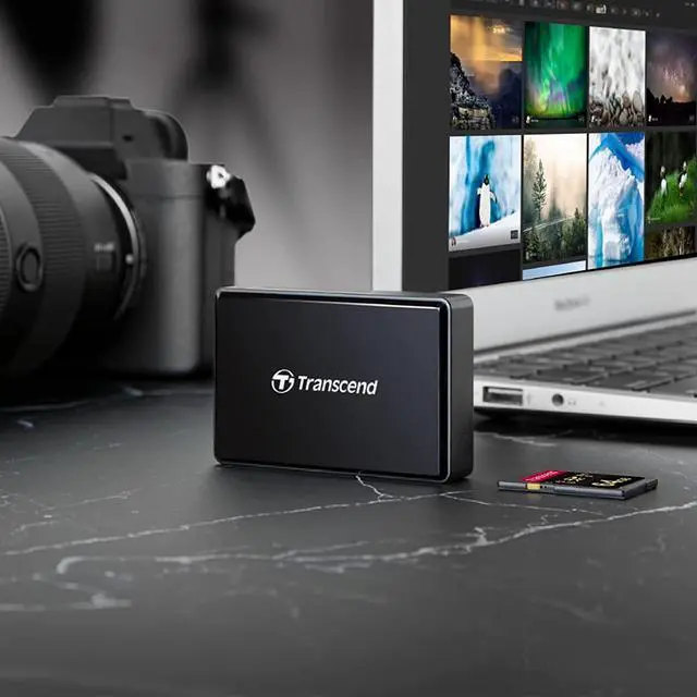Alt view image 15 of 19 - TRANSCEND TS-RDF9K2 USB 3.1 Gen 1 Card Readers for SD SDHC II SDXC CF microSDHC