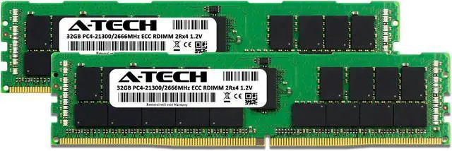 Alt view image 2 of 4 - 64GB 2x32GB 2Rx4 PC4-2666V-R HP Z4 G4 Z6 G4 Z440 Z8 G4 Z640 Z840 Memory RAM