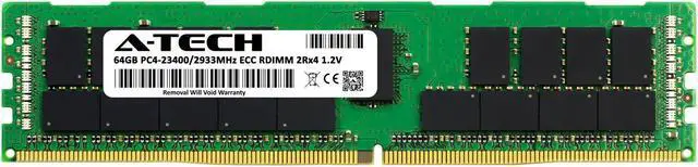 Alt view image 2 of 2 - (NOT FOR HOME PC!) 64GB DDR4 PC4-23400R ECC RDIMM Replacement for Kingston KTH-PL429/64G Memory RAM