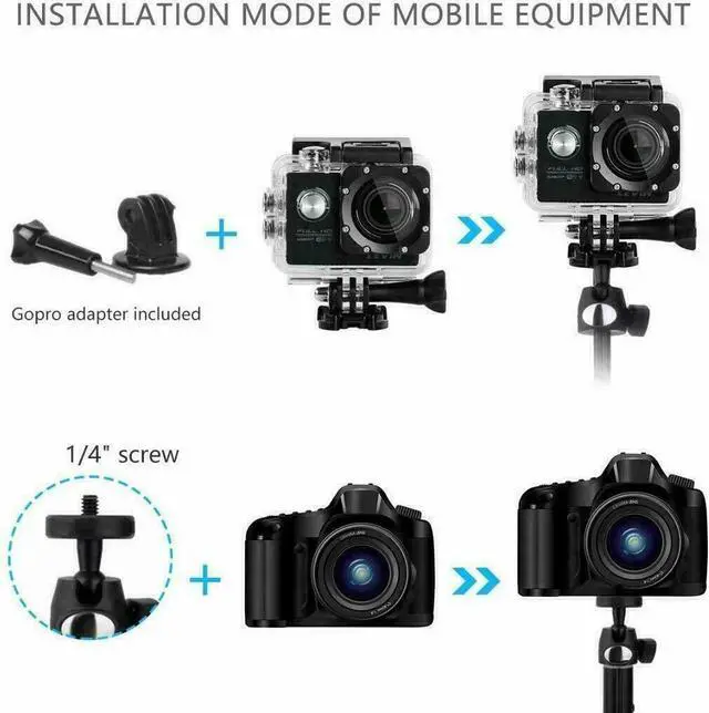 Alt view image 7 of 7 - Selfie Stick Tripod 40" Bluetooth Remote Portable for iPhone and Android Phones