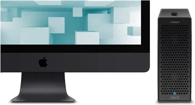 Alt view image 3 of 6 - Sonnet Echo III Desktop a 3-Slot Desktop Thunderbolt 3 to PCIe Card Expansion System