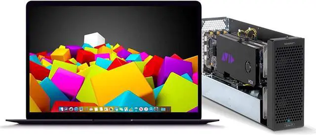 Alt view image 4 of 6 - Sonnet Echo III Desktop a 3-Slot Desktop Thunderbolt 3 to PCIe Card Expansion System