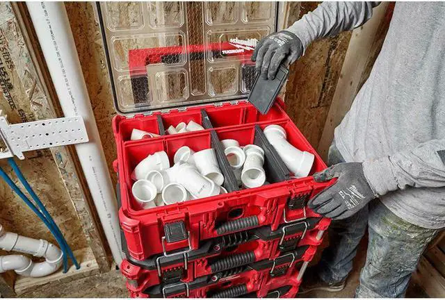 Alt view image 5 of 7 - Milwaukee Milwaukee Packout Deep Organizer