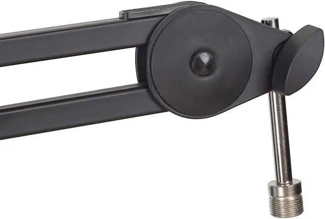 Alt view image 4 of 7 - Deluxe Desk-Mounted Broadcast Microphone Boom Stand For Podcasts & Recording (Gfwmicbcbm2000)