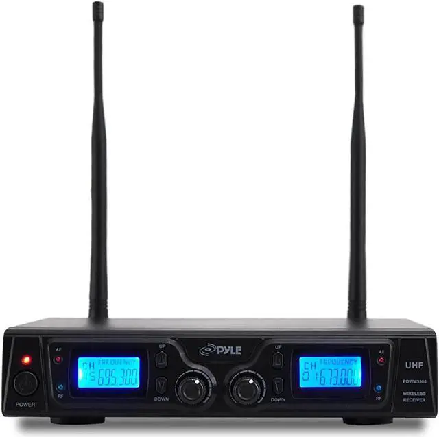 Alt view image 8 of 12 - PYLE Wireless Microphone System, Black (PDWM3365.5)
