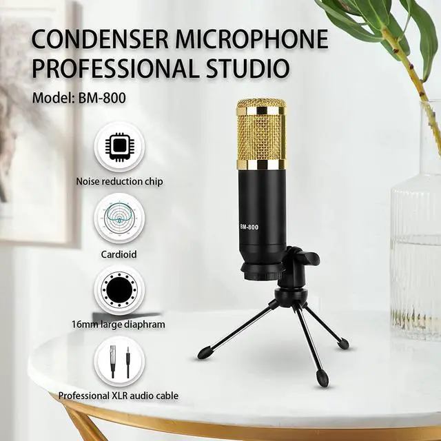 Alt view image 4 of 7 - Podcast Equipment Bundle, Audio Interface With Dj Mixer And Sound Mixer, Portable All-In-One Podcast Production Studio With Condenser Microphone For Guitar, Live Streaming, Pc, Recording And Gaming