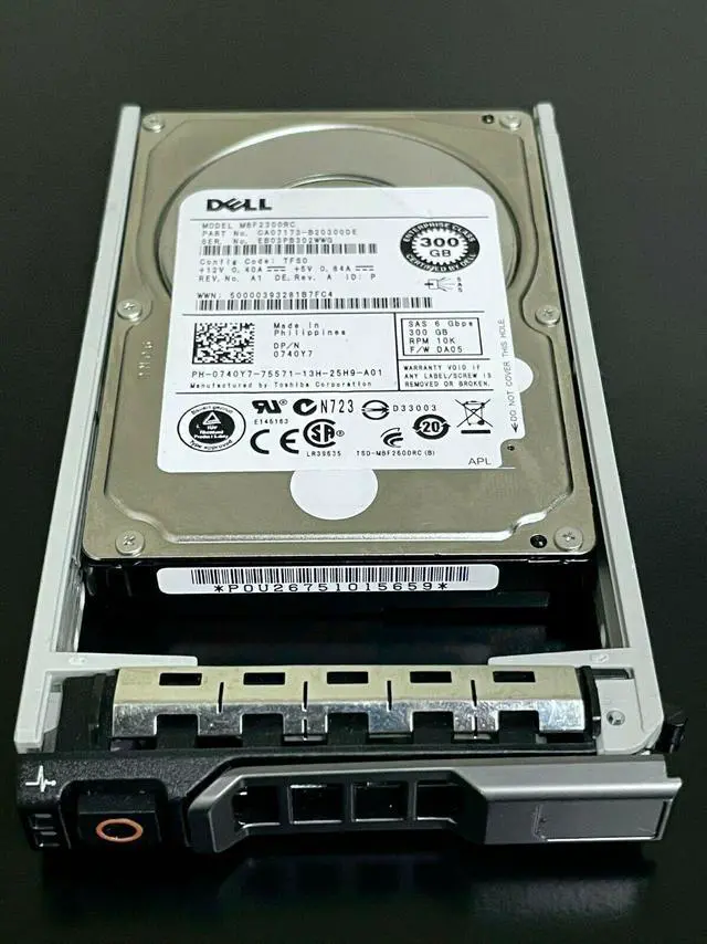 Alt view image 4 of 9 - Dell 740Y7 300GB 10000 RPM SATA 3.0Gb/s 2.5" Internal Notebook Hard Drive