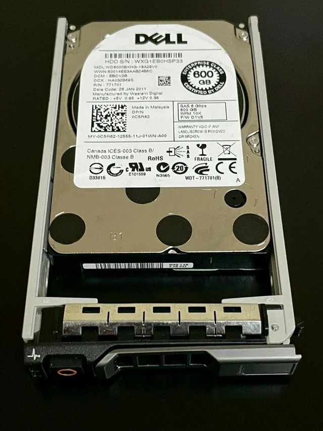 Alt view image 2 of 4 - Dell-IMSourcing C5R62 DS 600 GB Hard Drive - 2.5" Internal - SAS (6Gb/s SAS)