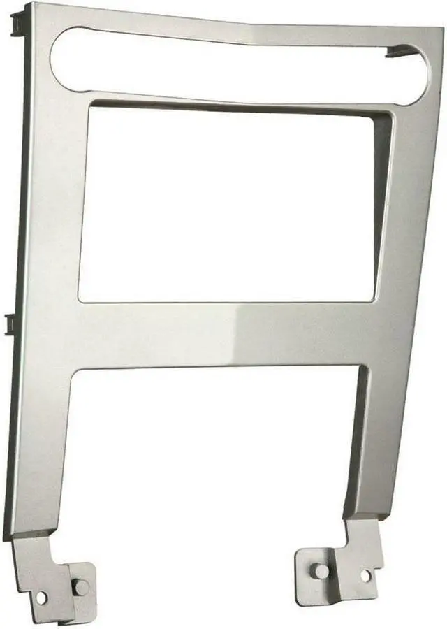 Alt view image 6 of 7 - Metra 95-7404S (silver) Double DIN Installation Dash Kit for 2004-2006 Nissan Maxima, Painted Silver to Match Factory Dash