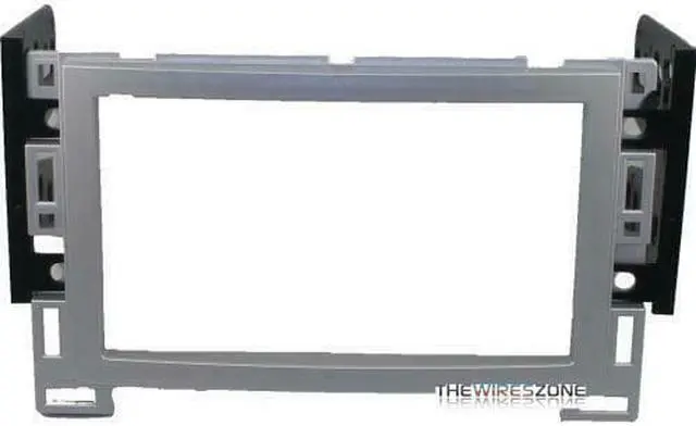 Alt view image 4 of 4 - Metra 95-3302S 2004-up Selected GM/Pontiac/Chevy Double Din Stereo Dash Kit Silver