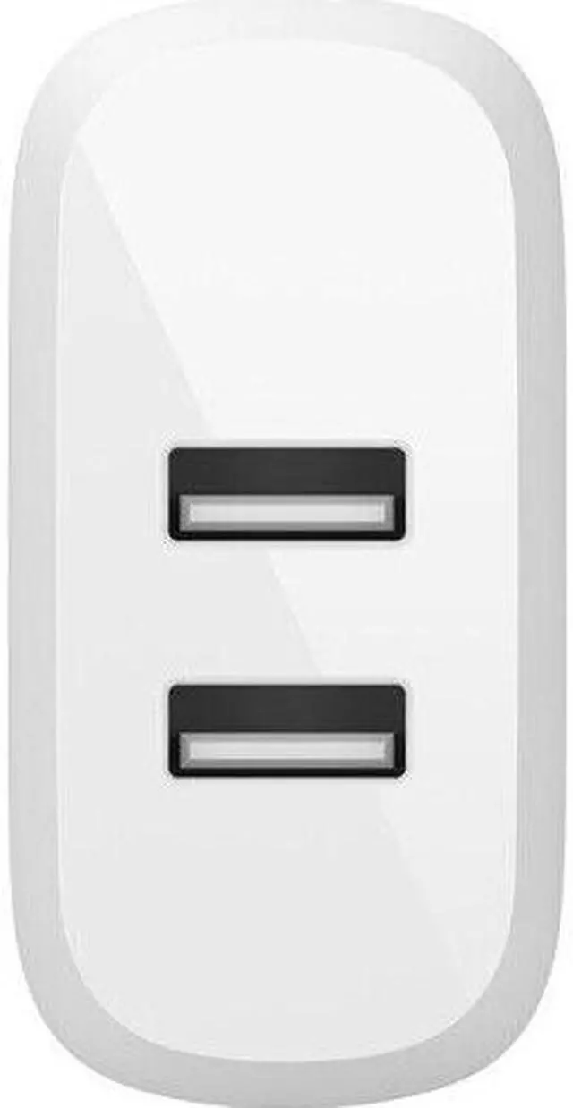 Alt view image 8 of 12 - BELKIN WCB002dqWH White BOOST CHARGE Dual USB-A Wall Charger 24W