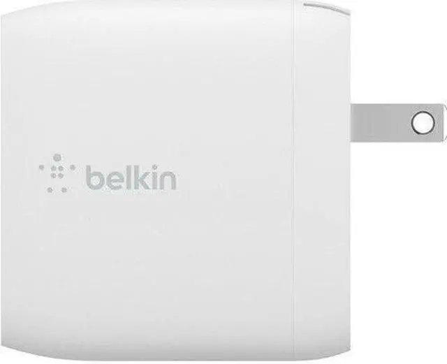 Alt view image 9 of 12 - BELKIN WCB002dqWH White BOOST CHARGE Dual USB-A Wall Charger 24W