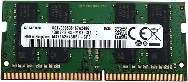 Alt view image 6 of 6 - Samsung Memory M471A2K43BB1-CPB 16GB DDR4 2133 SODIMM Bare
